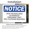 Signmission High Voltage Area Authorized Personnel Only OSHA Notice Sign, Vinyl Decal, 10in W x 7in L, 2PK OS-2PACK-NS-D-710-L-13506 - alternate 3